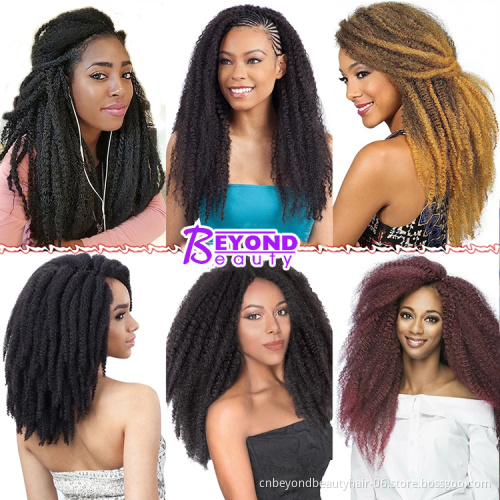 marley Hair twist crochet afro short kinky synthetic hair braiding hair Marley Braids for afro women